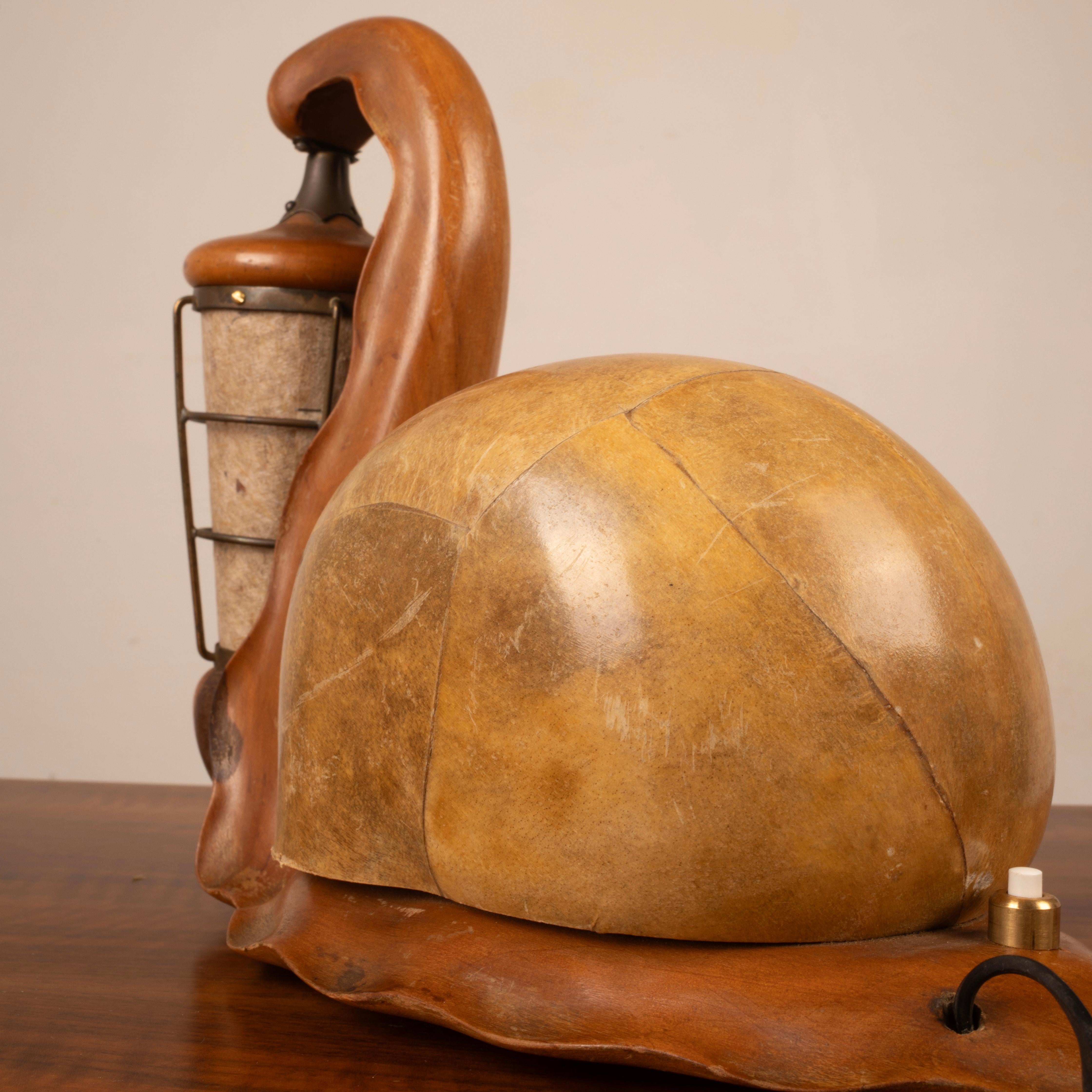 Sculptural Parchment Lamp by Aldo Tura, Italy, Mid-1950s im Angebot 6