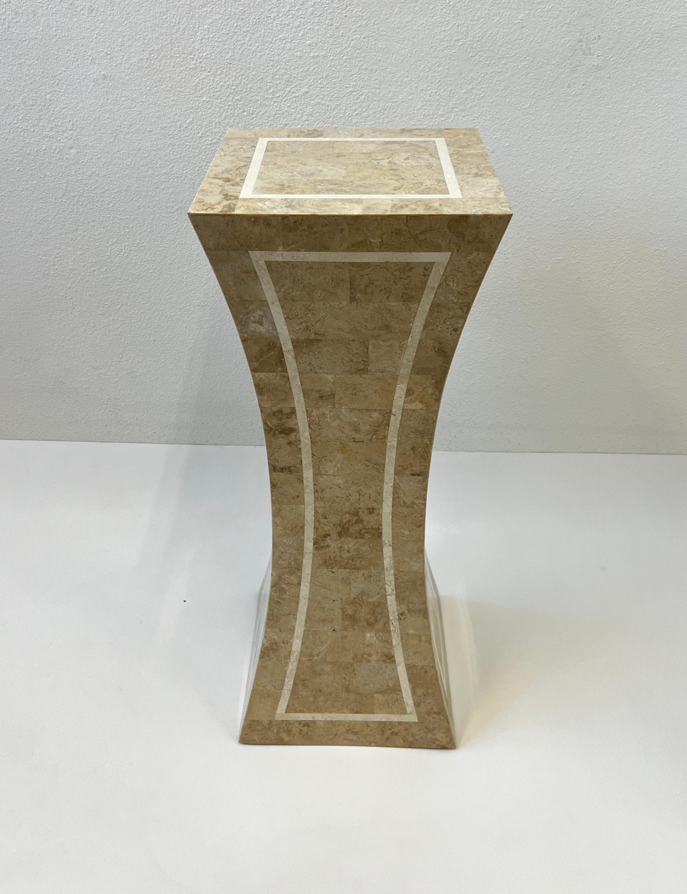 American Sculptural Pedestal by Maitland-Smith For Sale