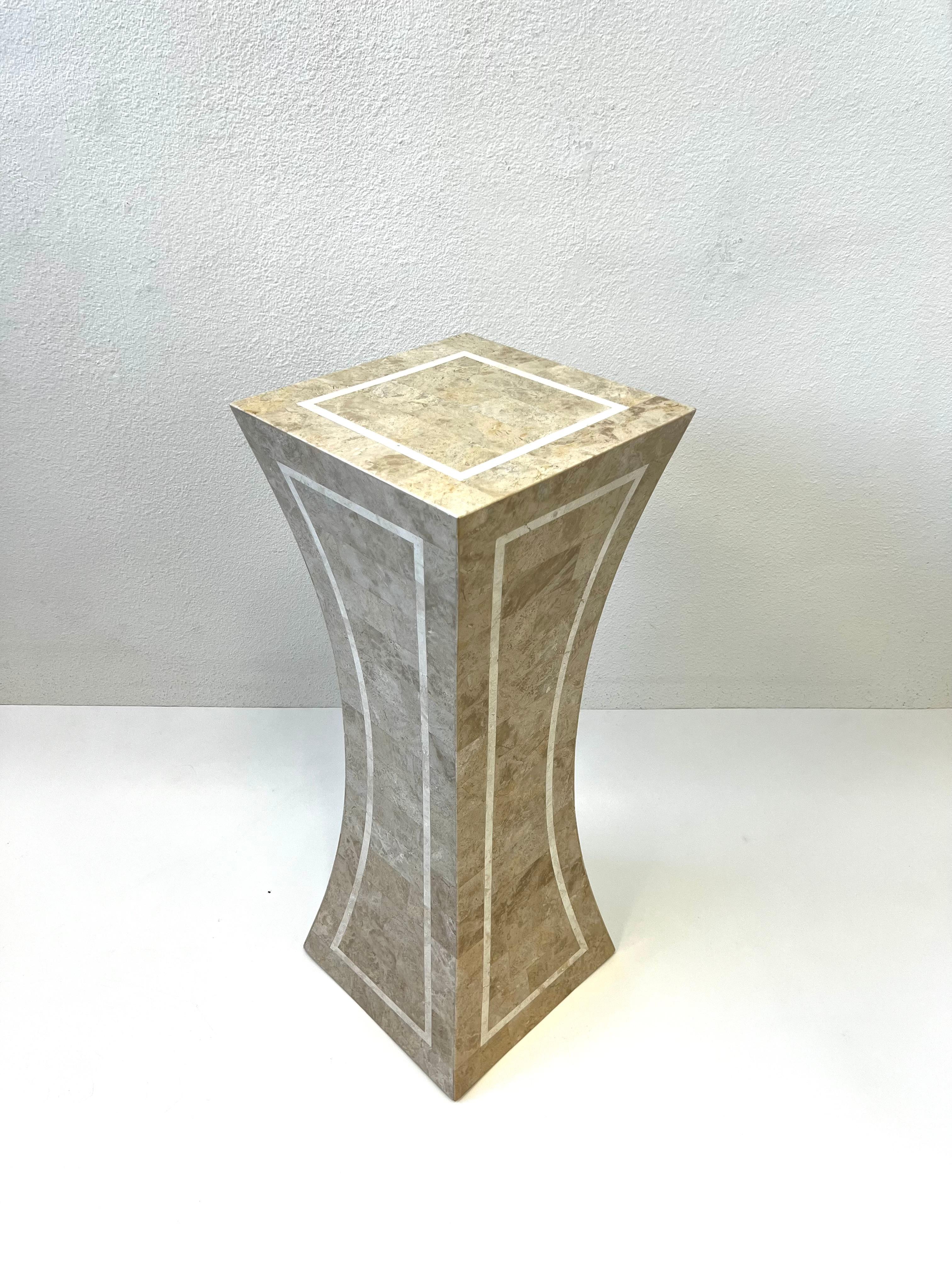 Sculptural Pedestal by Maitland-Smith In Good Condition For Sale In Palm Springs, CA