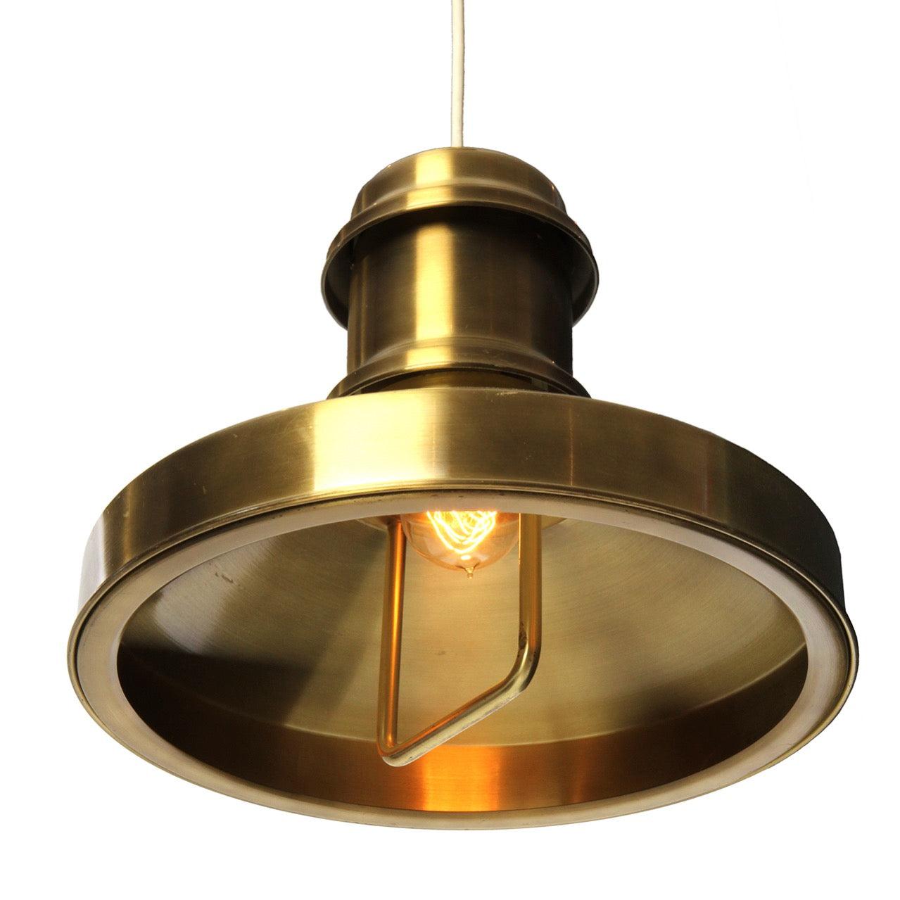 Sculptural Pendant Fixture from Sweden, 1960s In Fair Condition For Sale In Sagaponack, NY