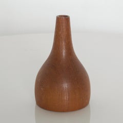 Sculptural Petite Wood Weed Pot Bud Vase after Rude Osolnik, Mid-Century Modern