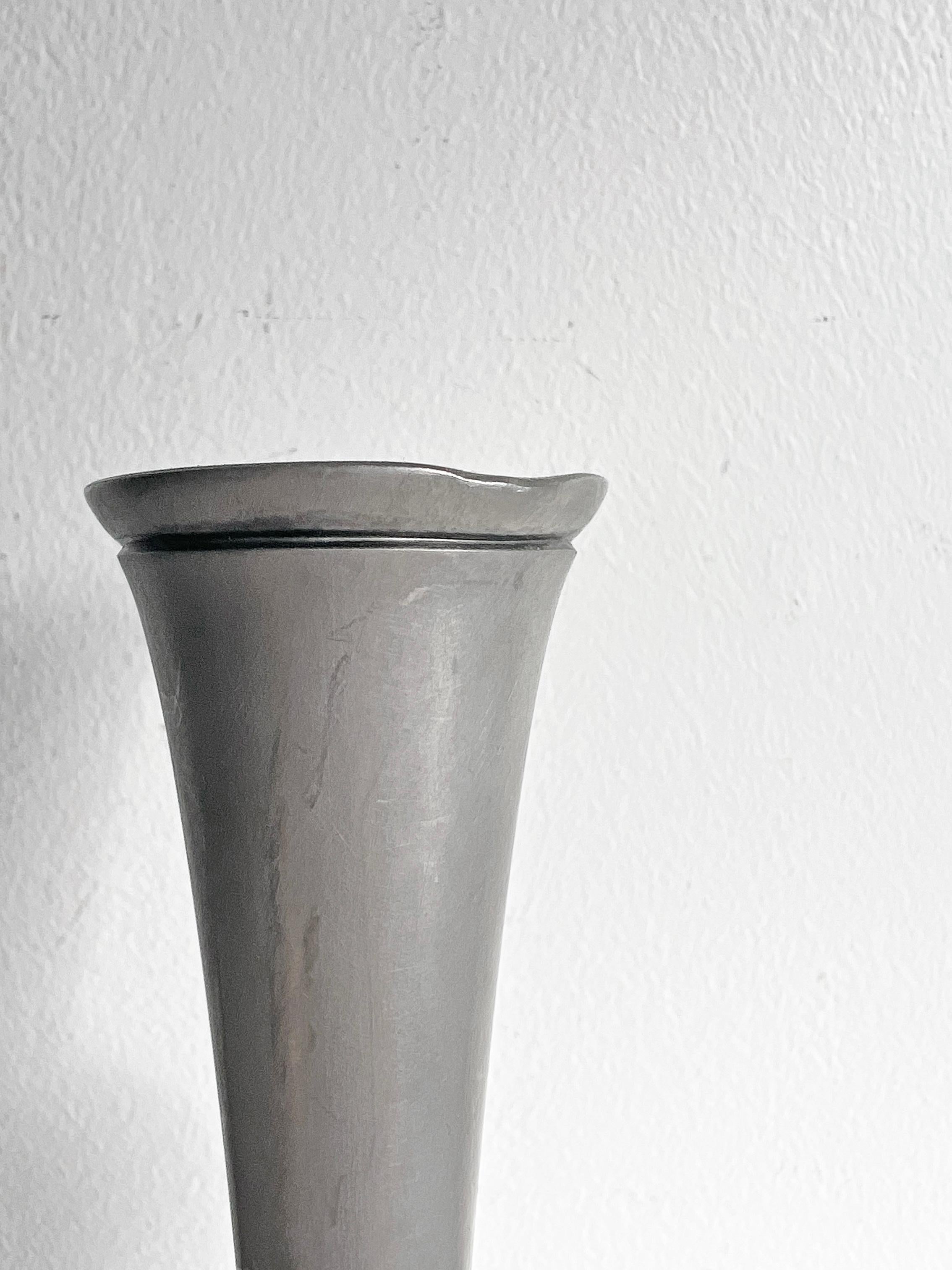 Sculptural Pewter Decanter by Gunnar Havstad, Norway, 1950s 5