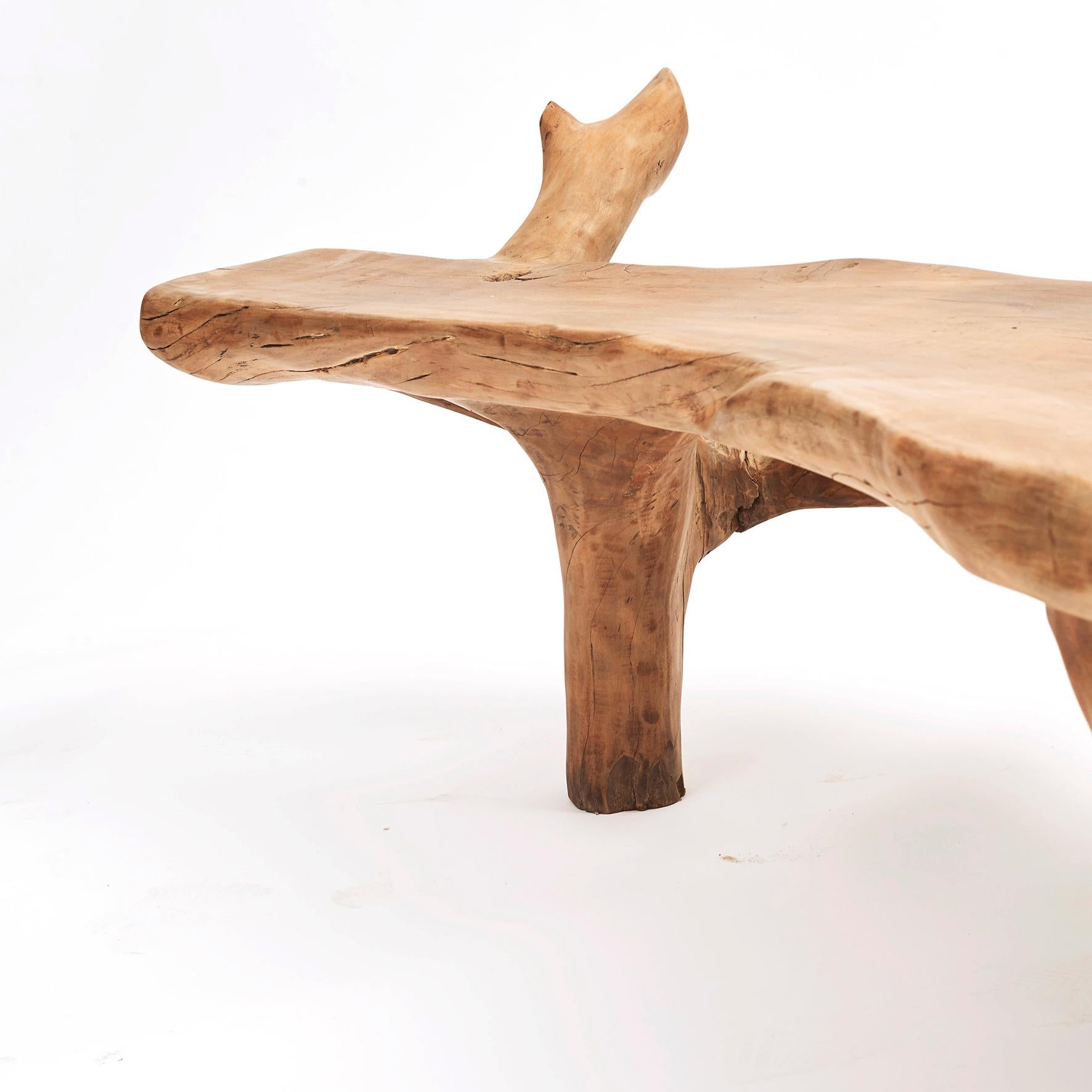 Other Sculptural Philippine Molave Root Bench