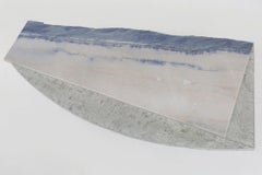 Mesa de centro escultórica Pia Manu de mármol y piedra, Bélgica Años 70