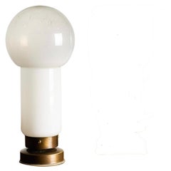 Sculptural Pillar Form Murano Glass Table Lamp