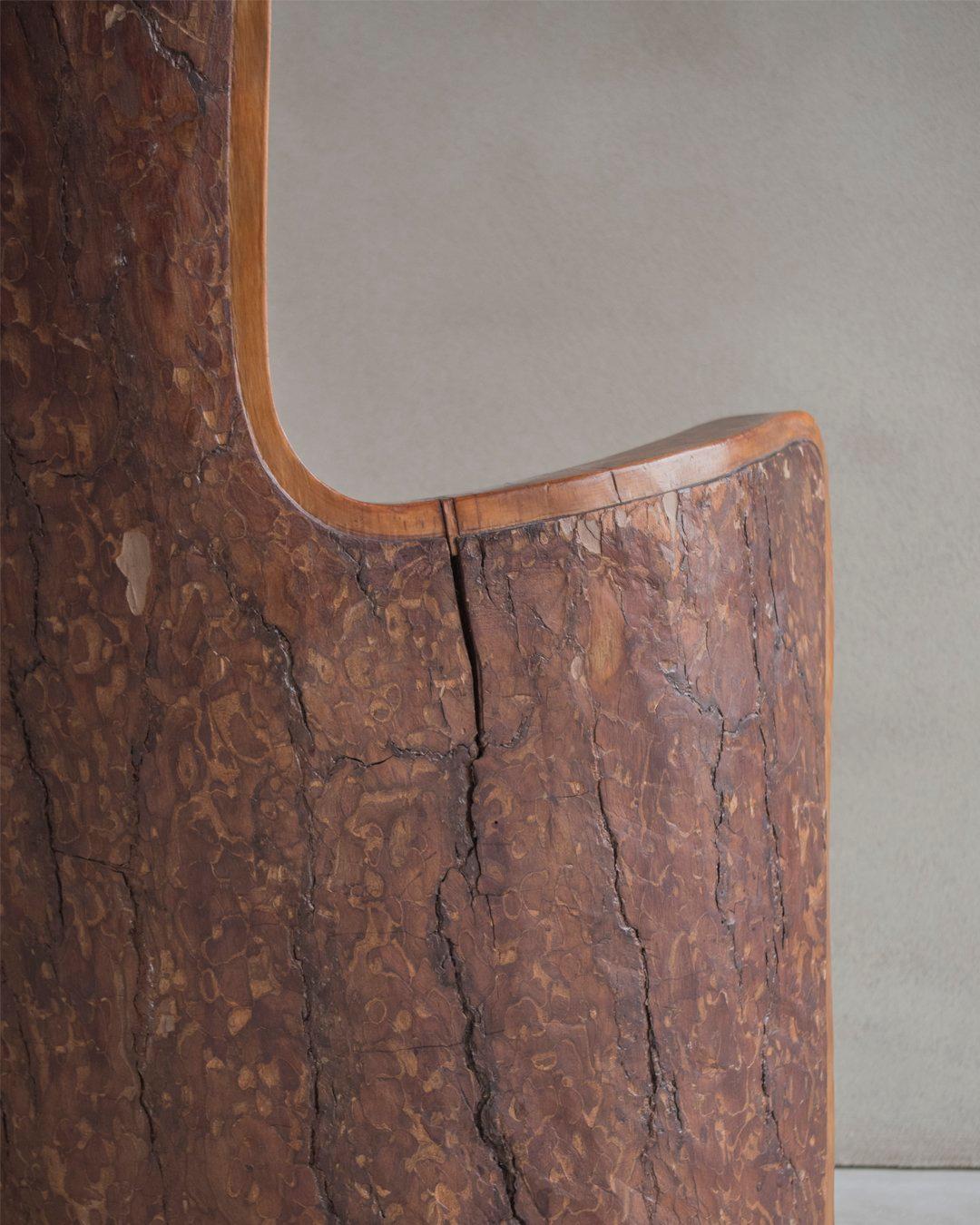 20th Century Sculptural Pine Armchair, Swedish, Mid-Century Modern