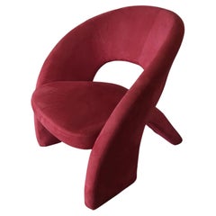 Sculptural Pink Jaymar Lounge Chair 