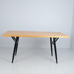 Sculptural Pirkka Dining Table, Ilmari Tapiovaara, Laukaan Puu, Finland 1960s