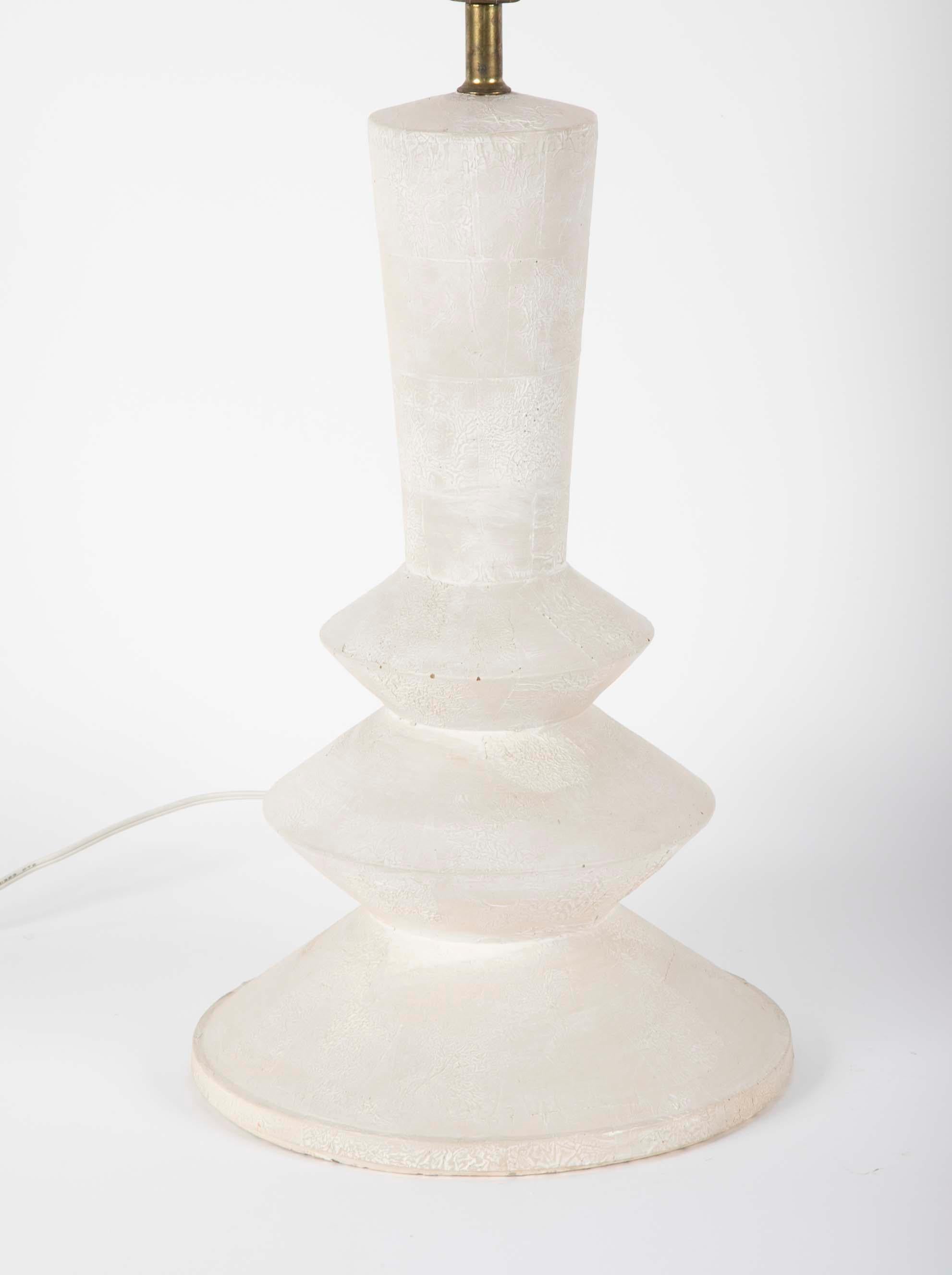 Sculptural Plaster Lamp in the Manner of Giacometti 2