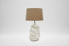 Sculptural Plaster Table Lamp Hand Made in UK Contemporary 21st Century
