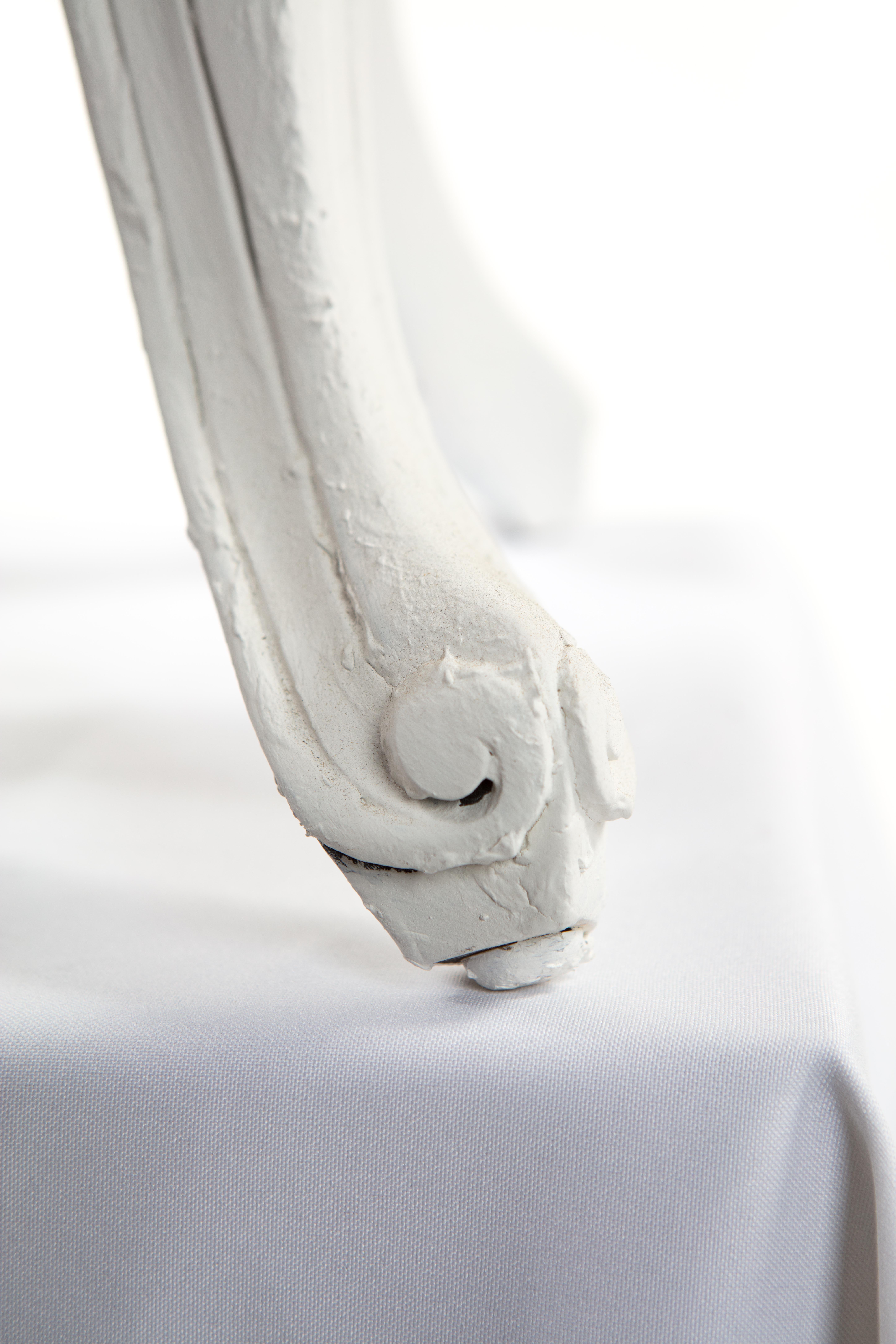 White Plaster Sculptural Table Lamp, 21st Century by Mattia Biagi 8