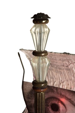 Skulpturale Stehlampe aus weißem Gips, 21. Jahrhundert, von Mattia Biagi