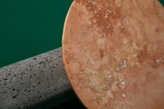 Sculptural Plate Volcanic Stone Pink Limestone (Small)