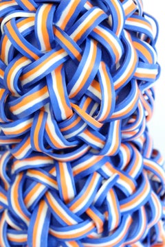 Vasija escultórica moderna de porcelana de Ahryun Lee