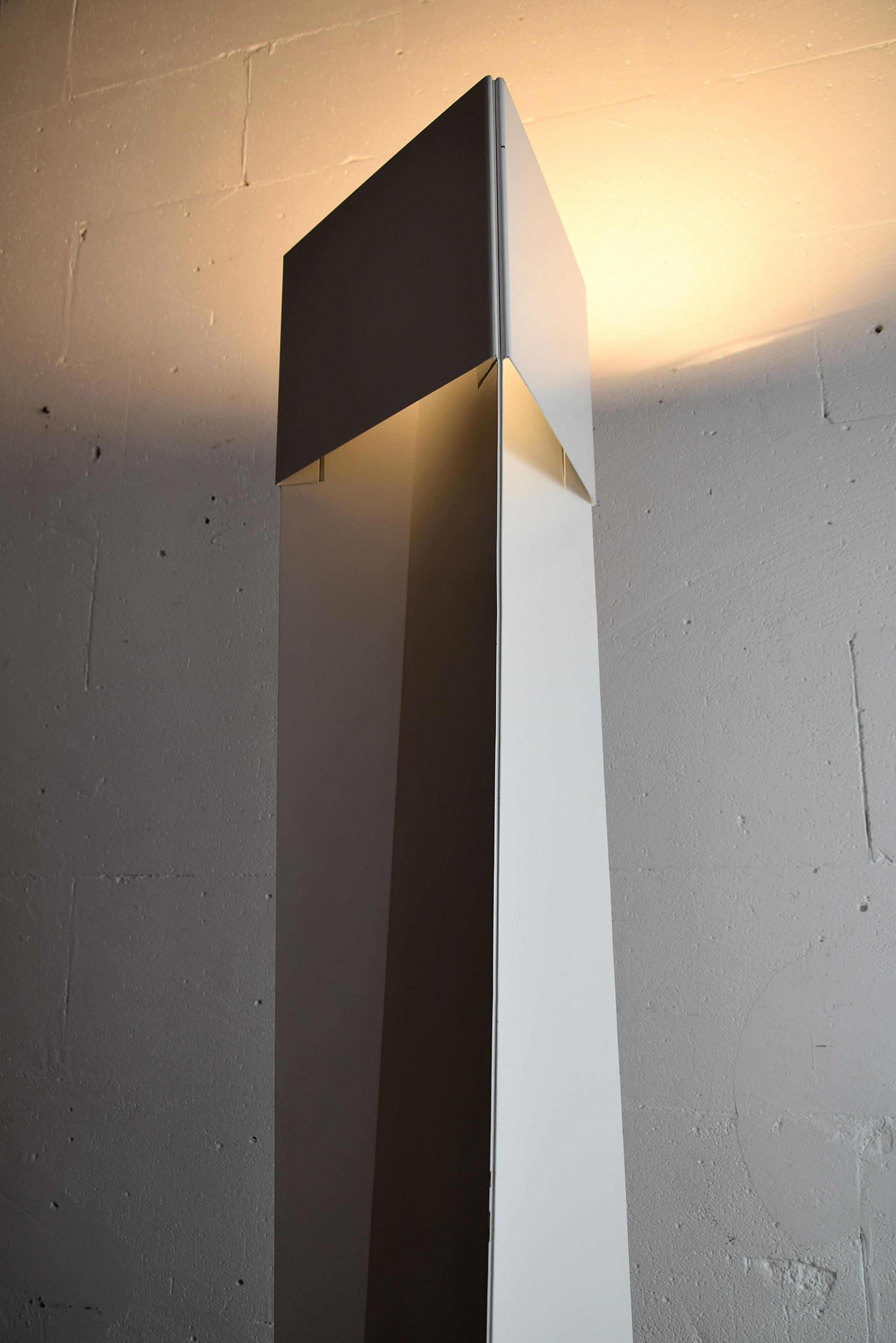 Metal Sculptural Postmodern Floor Lamp Slack 1 by Mart Van Schijndel For Sale