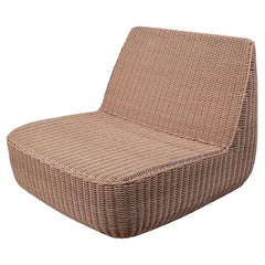 Sculptural Post Modern Omada  Wicker Lounge Chair by Mark Gabbertas for Gloster