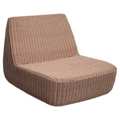 Used Sculptural Post Modern Omada  Wicker Lounge Chair by Mark Gabbertas for Gloster