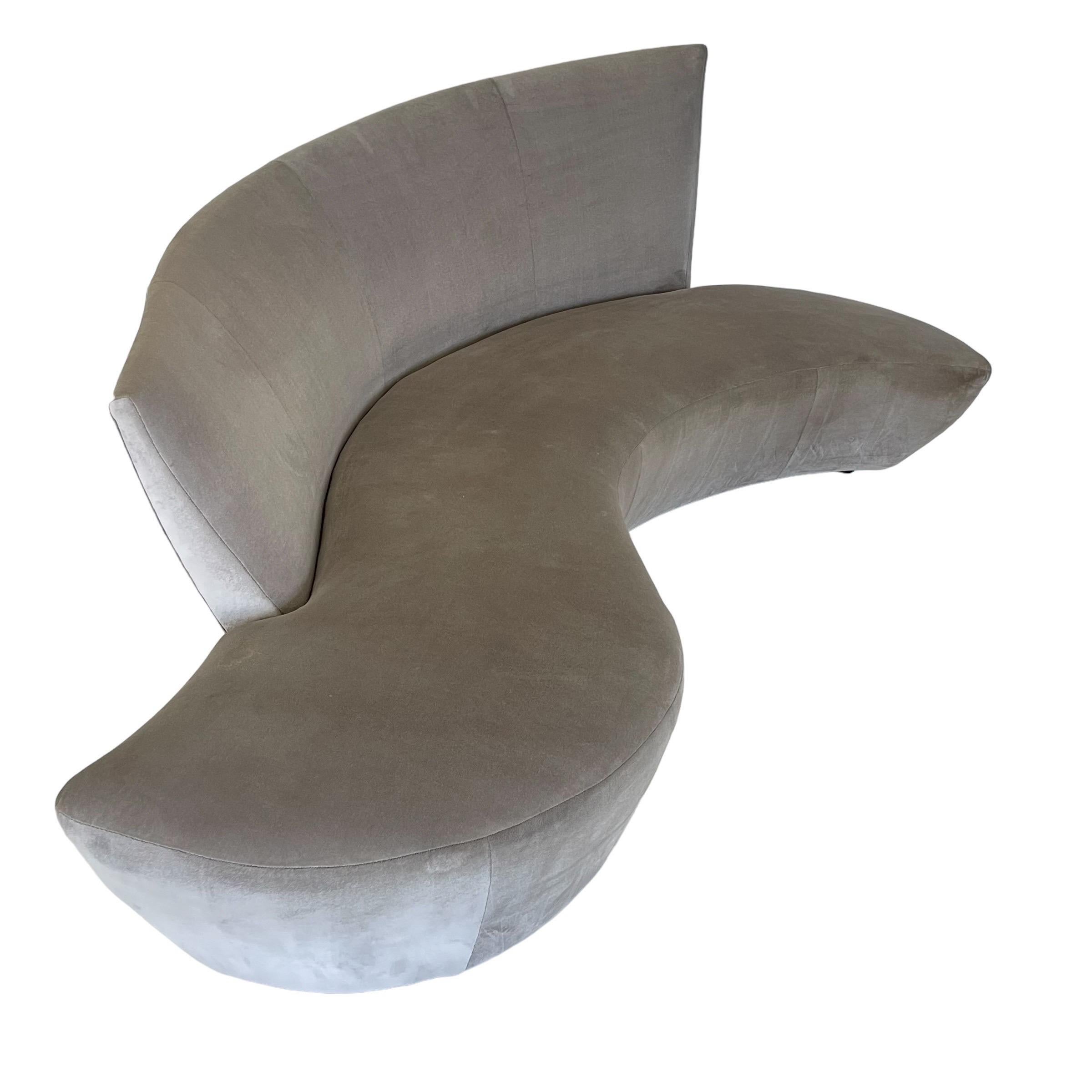 Sofá escultural postmoderno Vladimir Kagan Bilbao, EE.UU., década de 1990 en venta 2
