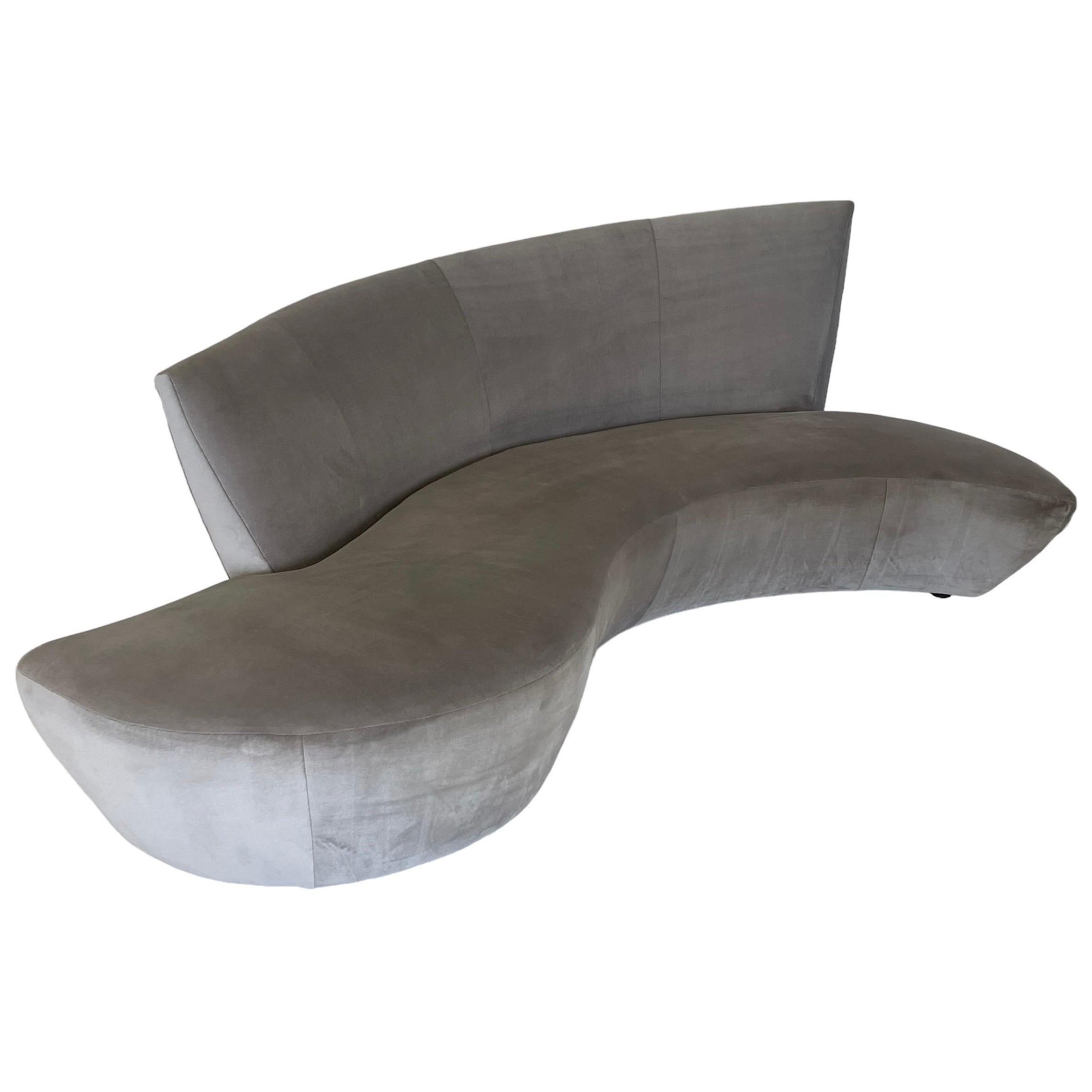 Sculptural Post Modern Vladimir Kagan Bilbao Sofa, USA, 1990s