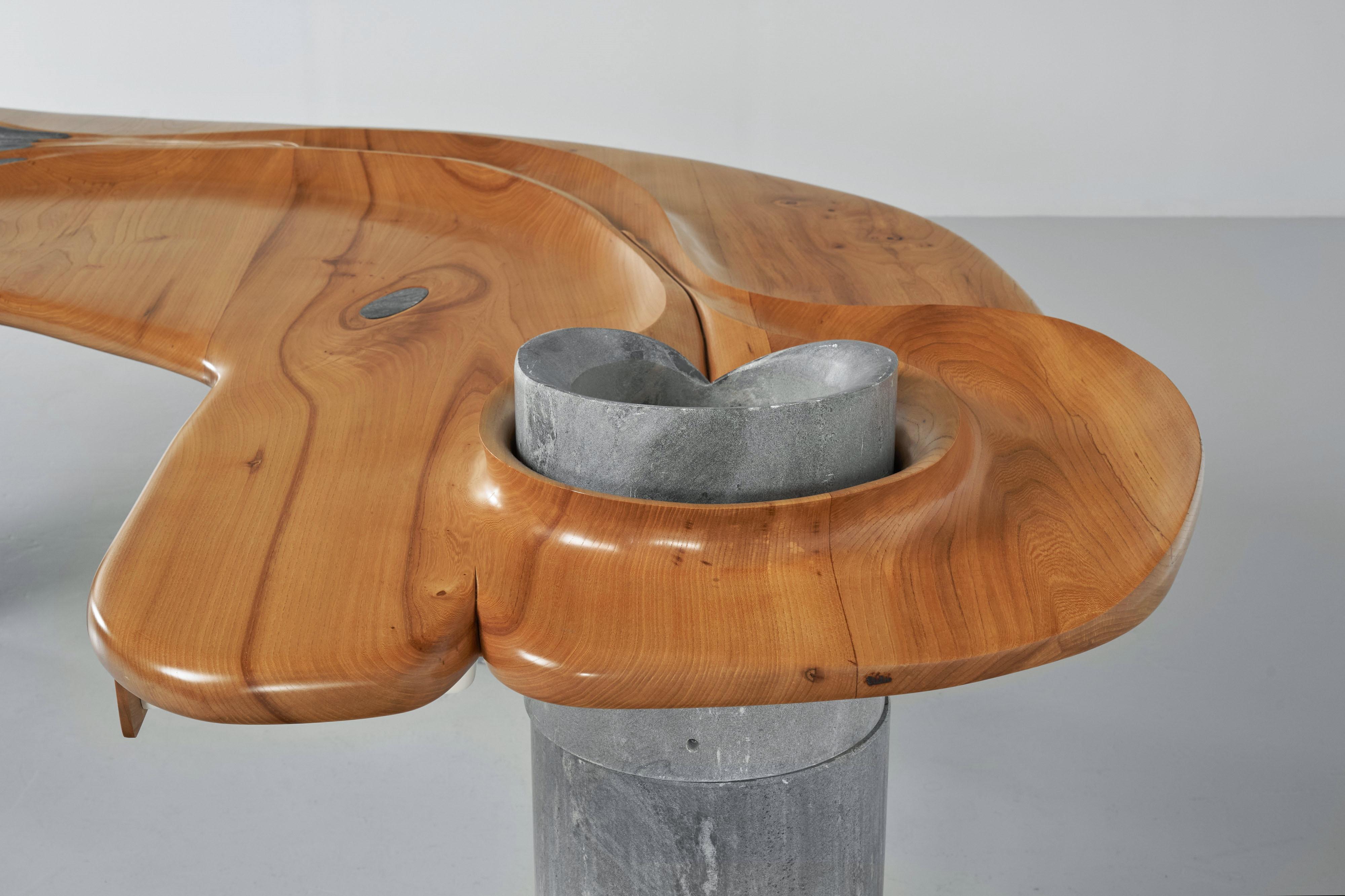 Sculptural Postmodern Desk by Tidis Belgium, 1980 For Sale 5