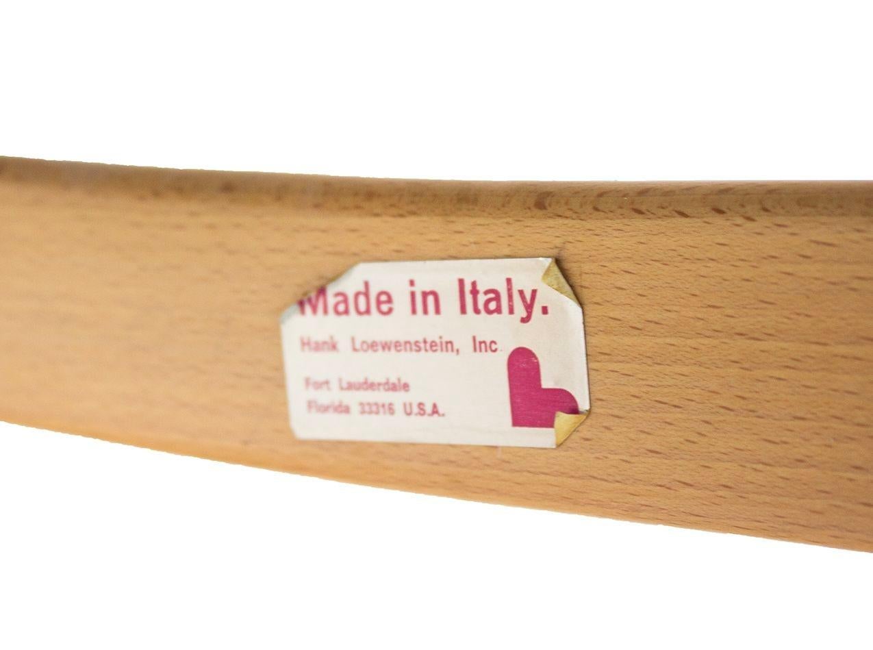 Sillas de comedor italianas postmodernas escultóricas de Hank Loewenstein, S/4 en venta 5