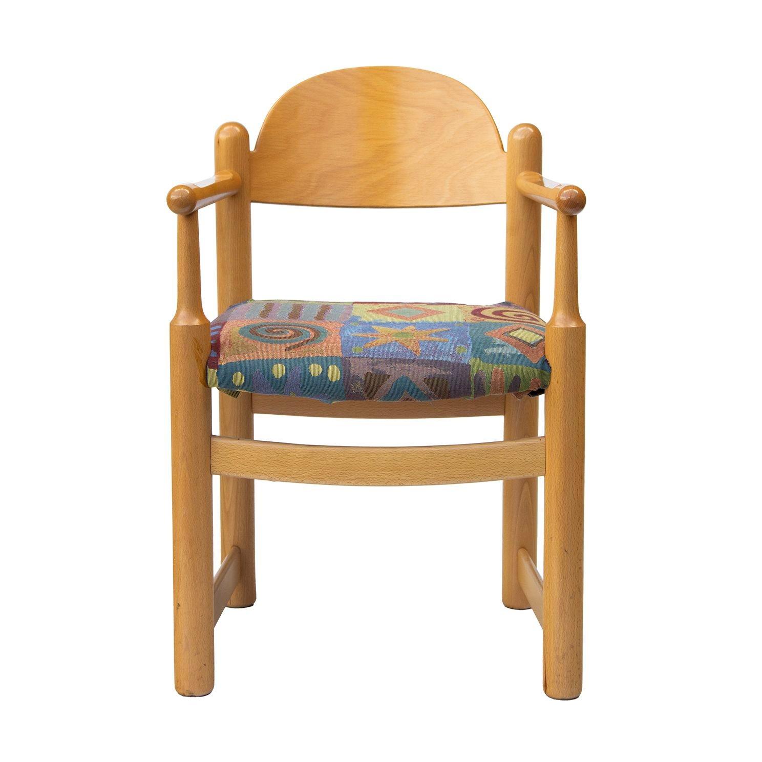 Sillas de comedor italianas postmodernas escultóricas de Hank Loewenstein, S/4 en venta 1
