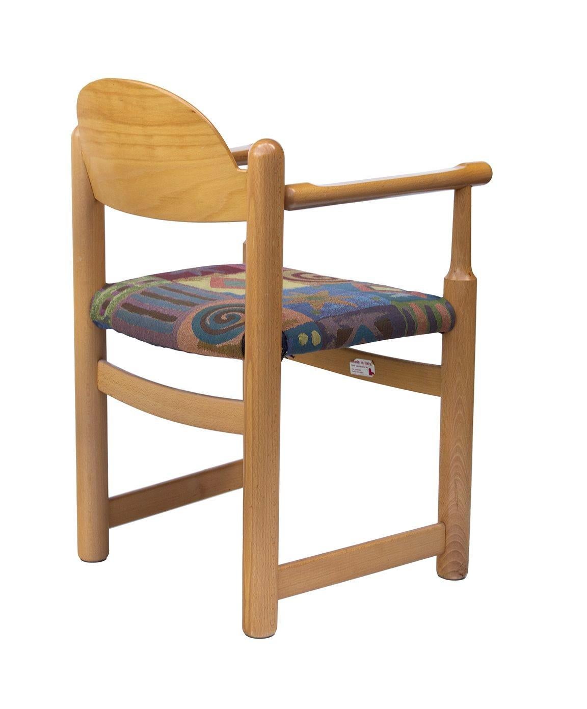 Sillas de comedor italianas postmodernas escultóricas de Hank Loewenstein, S/4 en venta 2