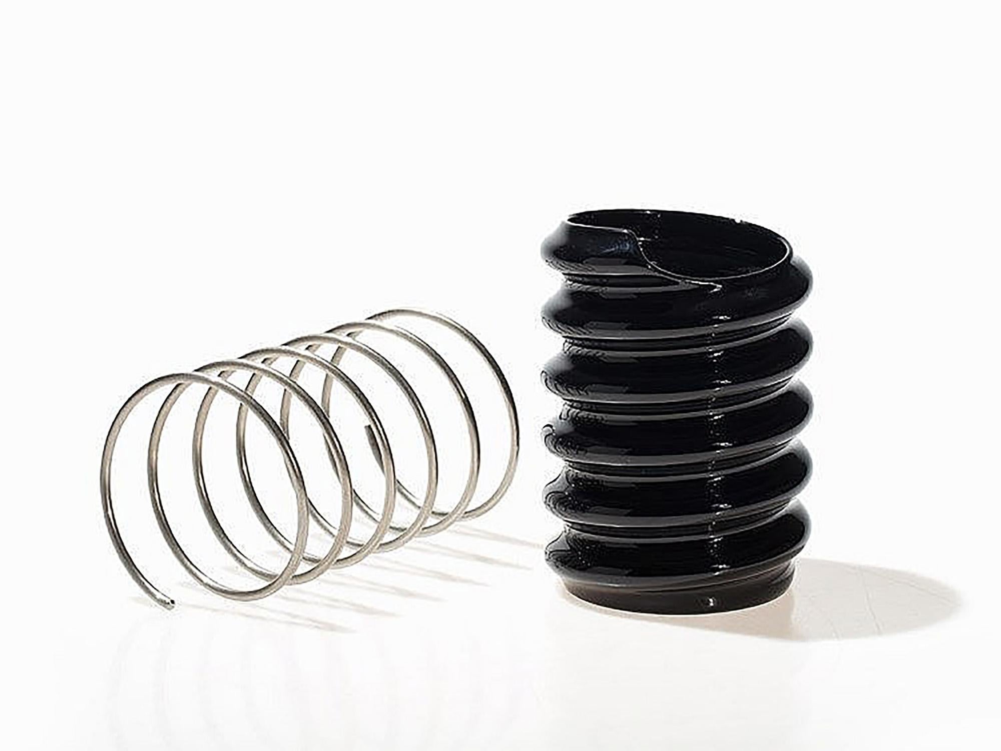 Metallo Vaso scultoreo postmoderno Ringoletto di Ron Arad per Rosenthal, anni 2000 in vendita