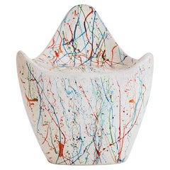 Sculptural Rainbow Cast Fiberglass Popcorn Chair by Kunaal Kyhaan