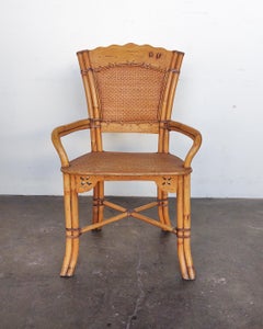 Sculptural Rattan Arm Chair Designed by Ramon Castellano for Kalma Furniture