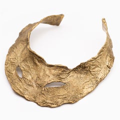 Rick Owens, collier sculptural en bronze