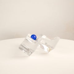 Roc vide-poche escultórico de Daum France, 1980