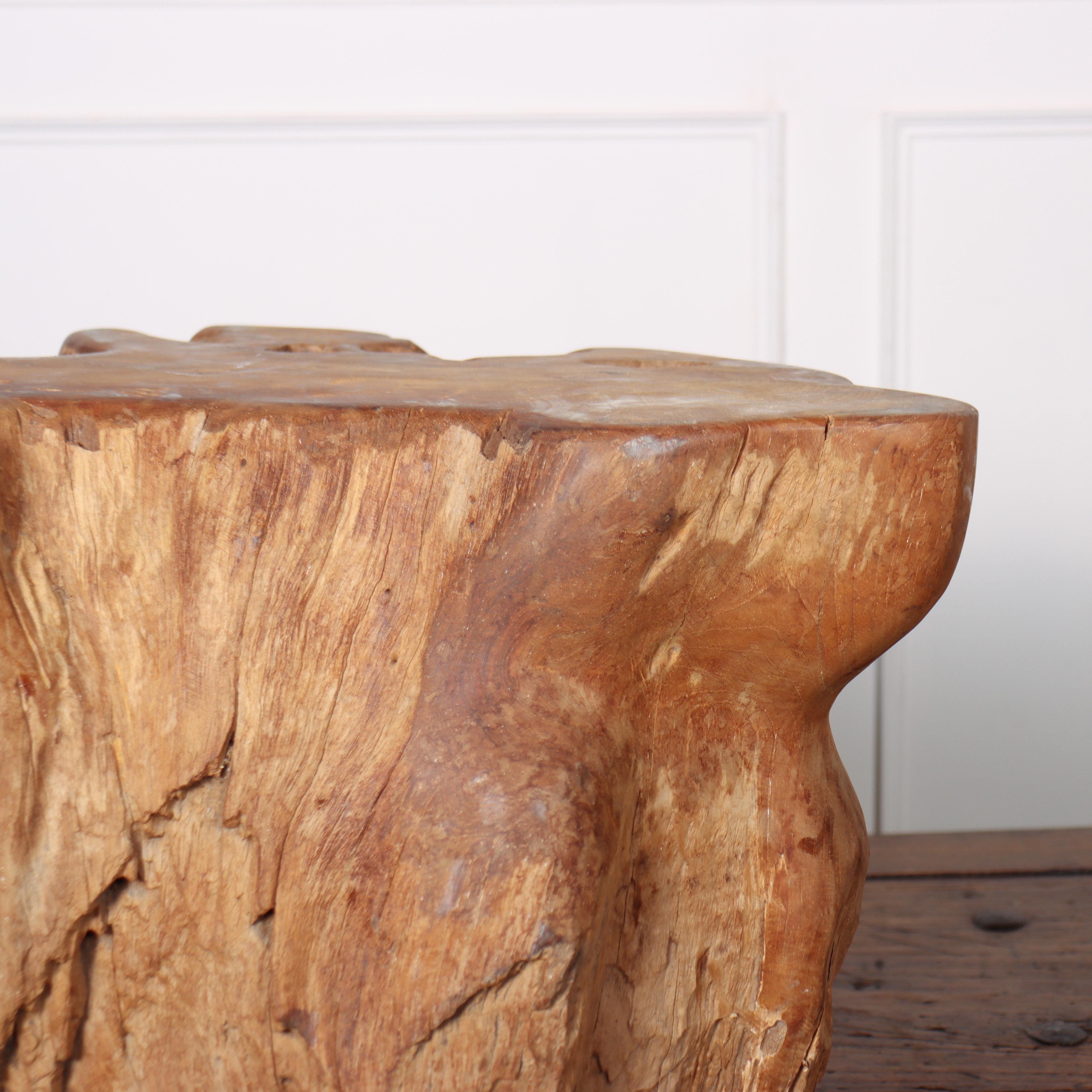 Contemporary Sculptural Root Side Table For Sale