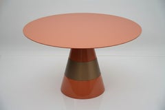 Sculptural Round Table for Indoor or Covered Outdoor Spaces—Mondo Design Studio