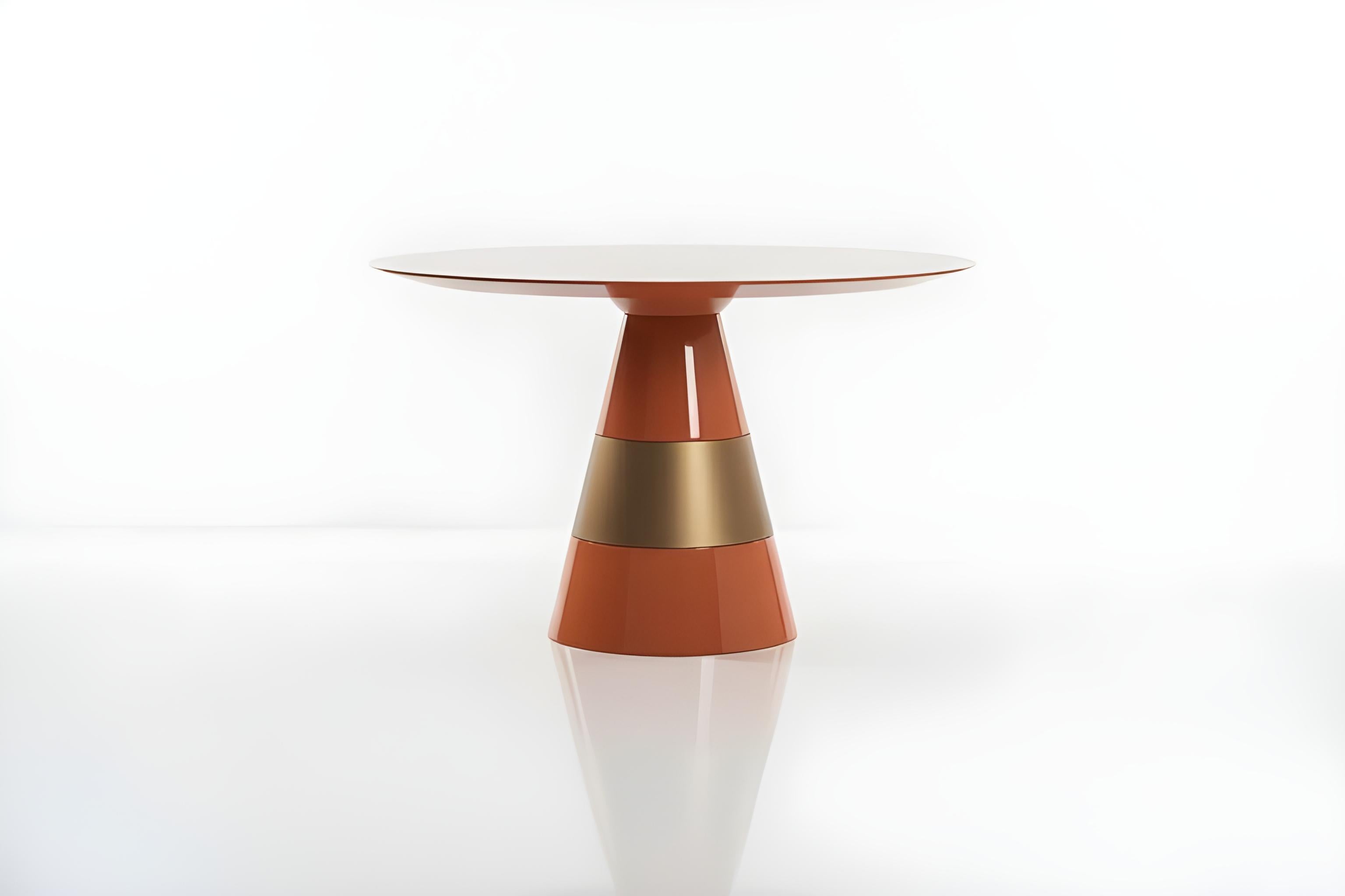 Skulpturaler runder Tisch für Innenräume oder überdachte Außenbereiche - Mondo Design Studio (21. Jahrhundert und zeitgenössisch) im Angebot