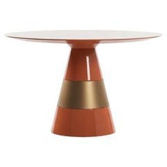 Sculptural Round Table for Indoor or Covered Outdoor Spaces—Mondo Design Studio