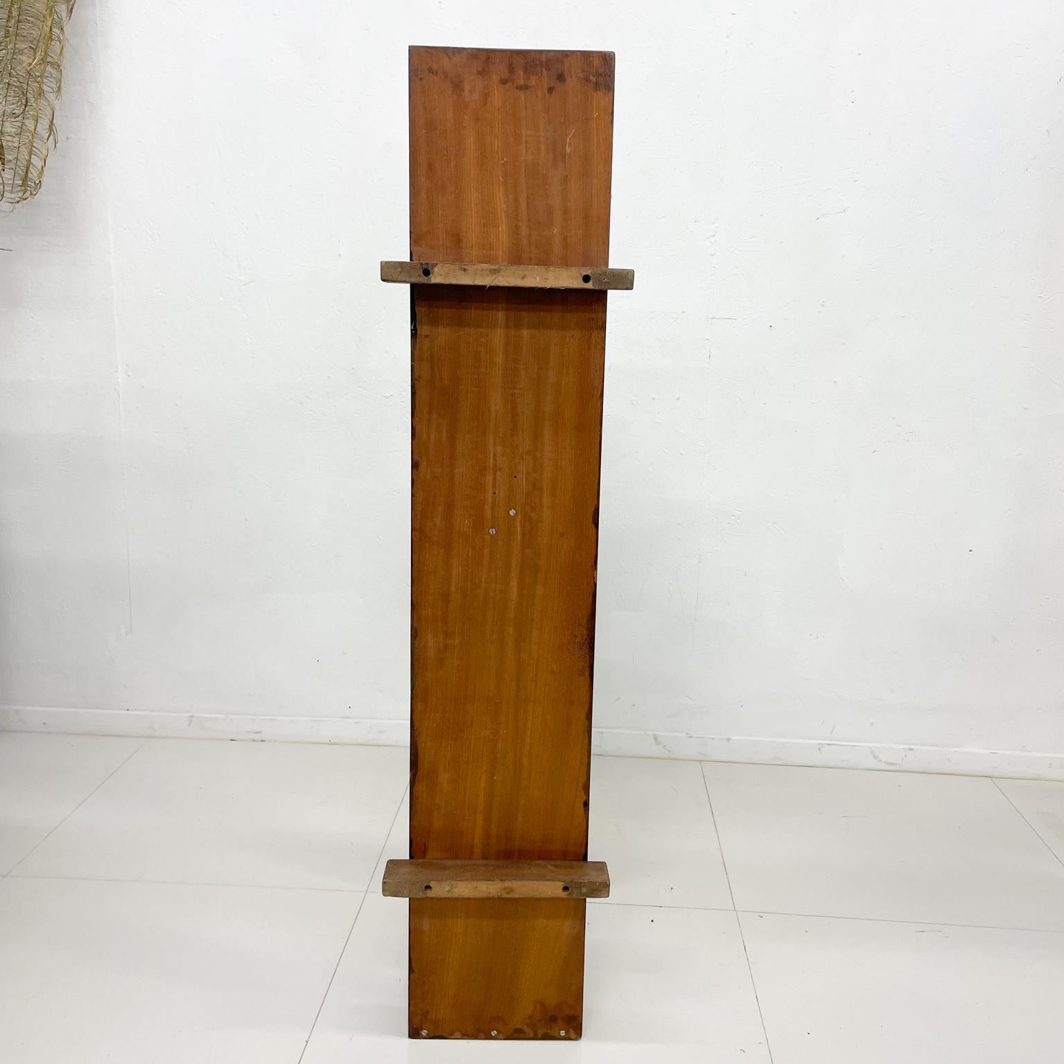 Sculptural S Shape Bookshelf Case in Solid Mahogany 1960s Mid-Century Modern 4