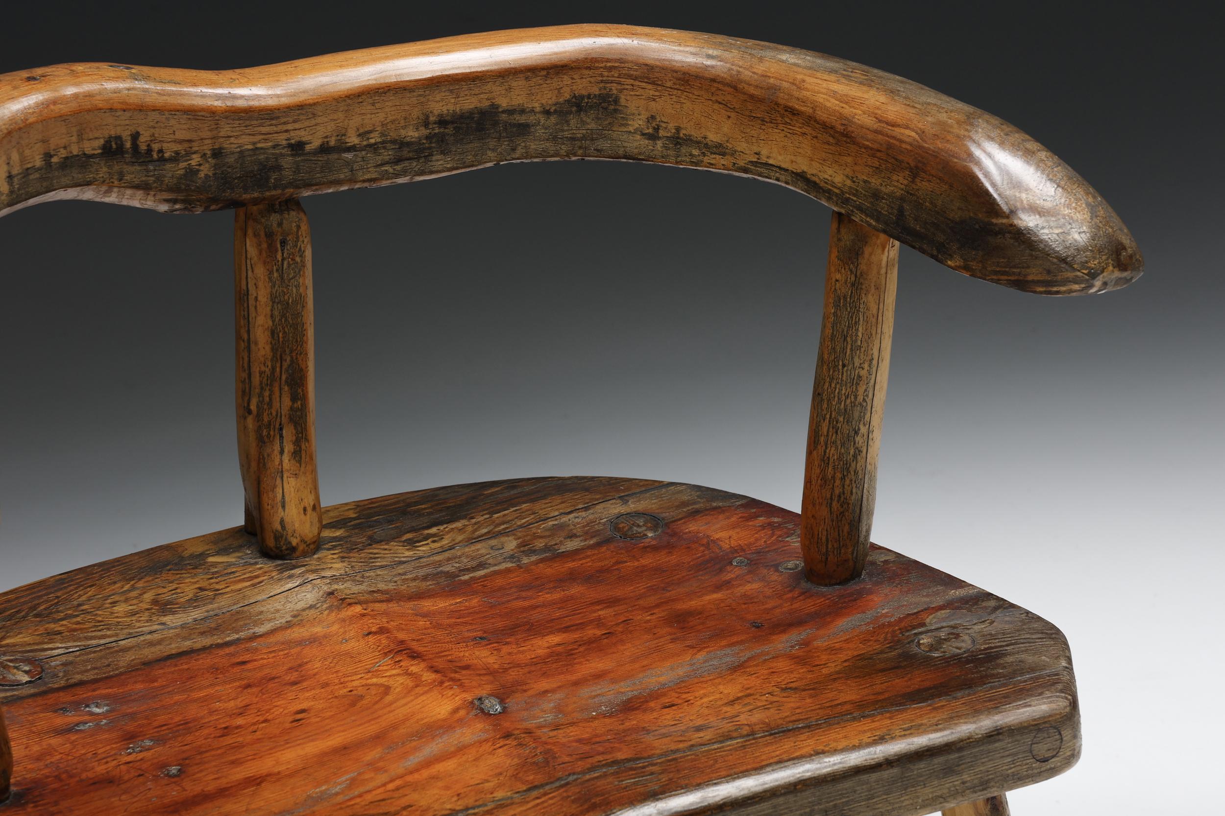 Sculptural Scandinavian Wabi Sabi Chair, 1940s 2