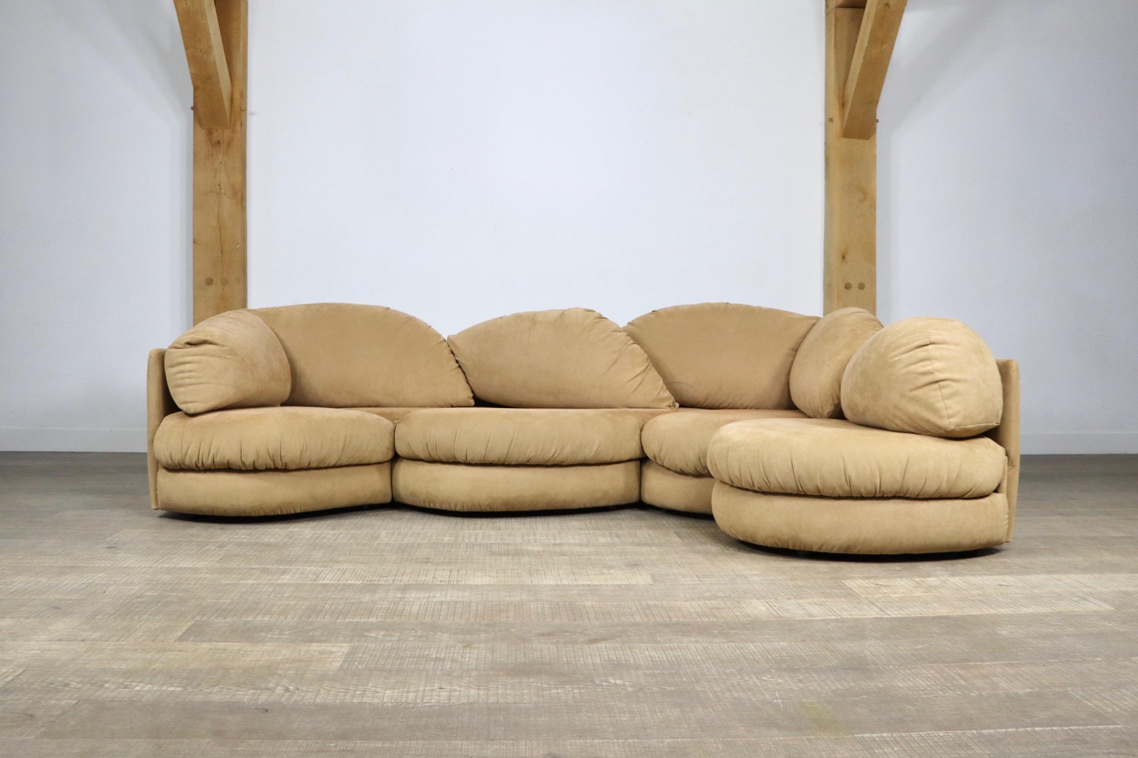 Sculptural Sectional Sofa by Wiener Werkstätte, 1970s 1