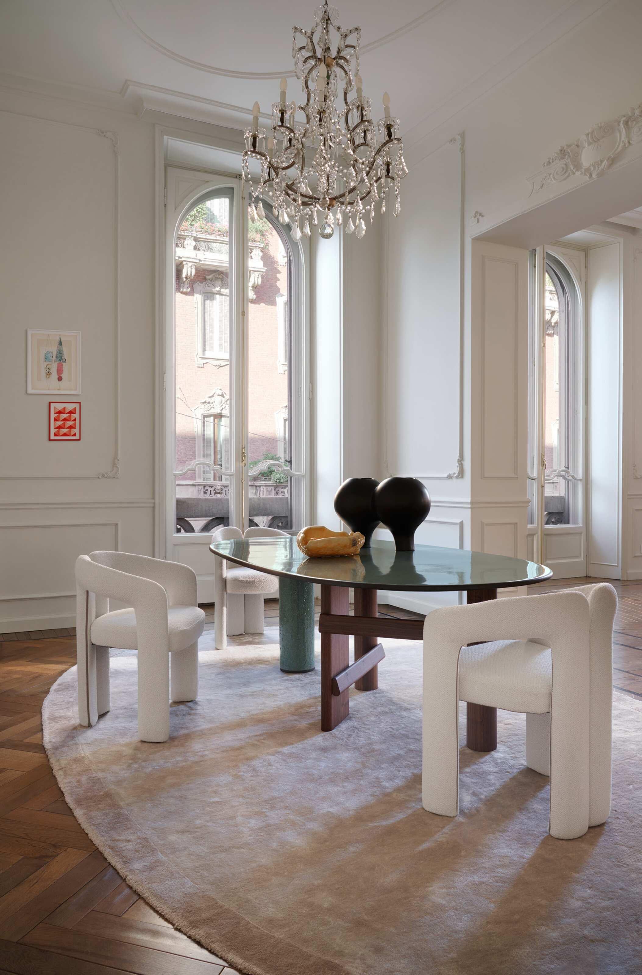 Mesa de comedor Sengu escultural de Patricia Urquiola para Cassina en venta 8