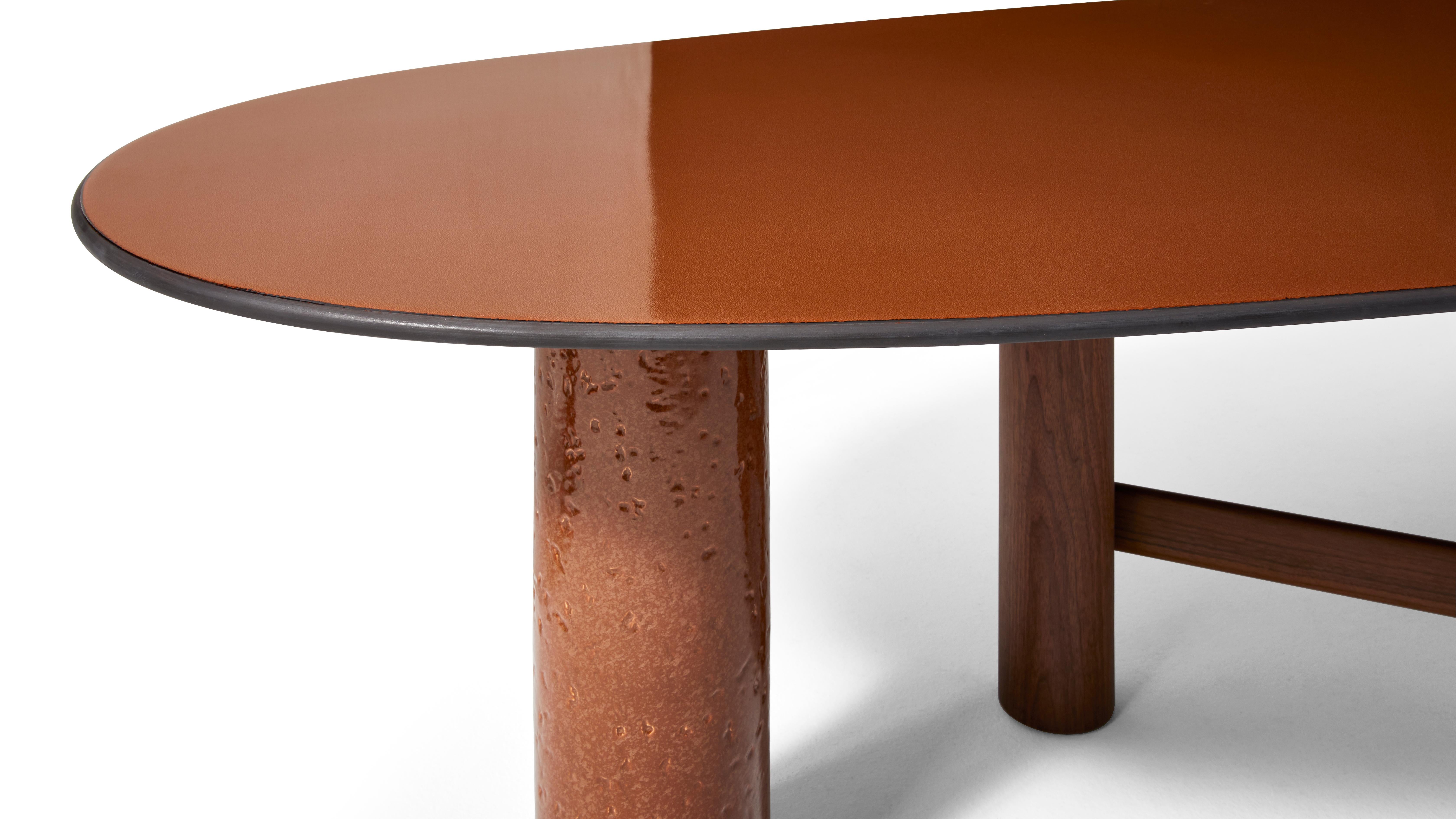 Mesa de comedor Sengu escultural de Patricia Urquiola para Cassina Madera en venta