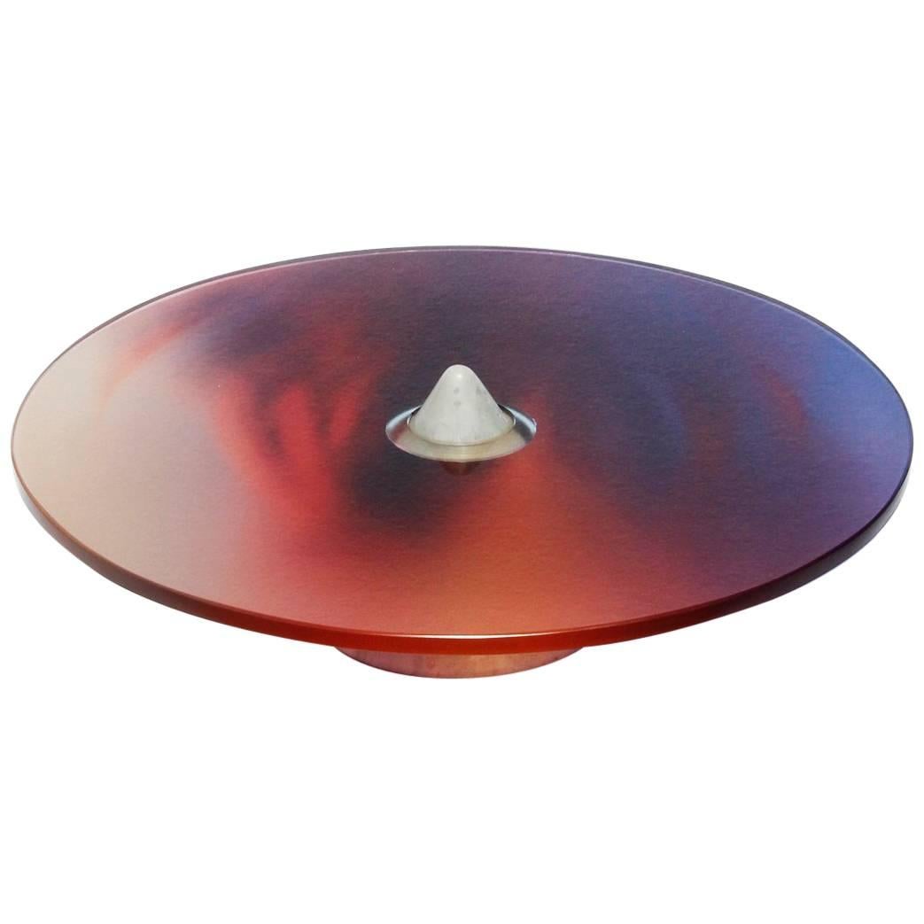 Sculptural Serving Plate Marble Contemporary Style For Sale