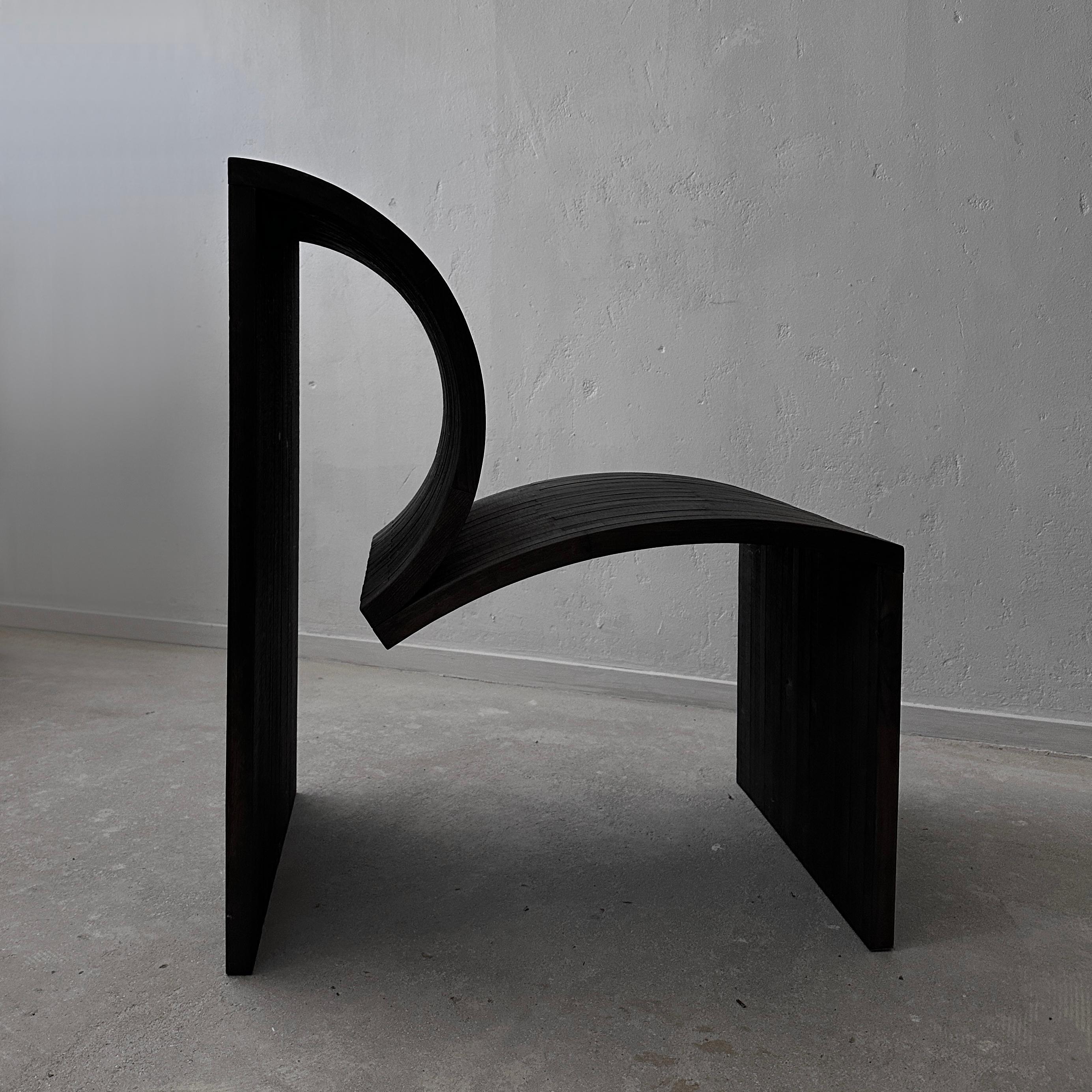 Chaise d'appoint sculpturale de Jochen Kirschstein en vente 1