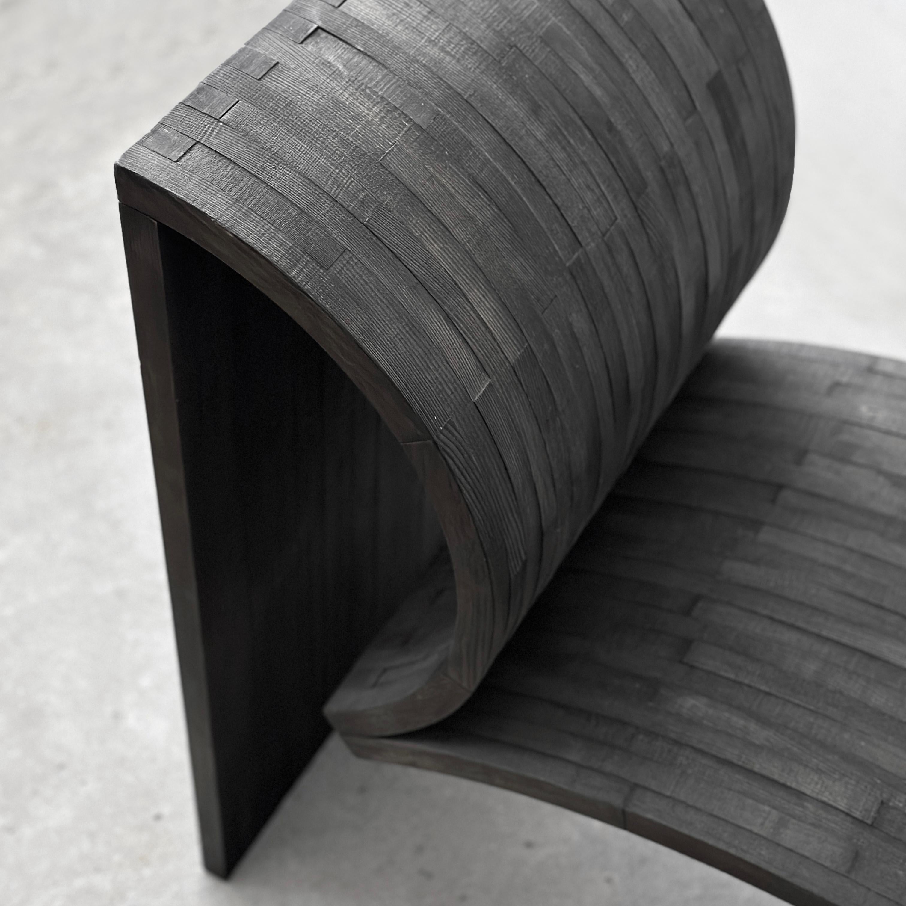 Chaise d'appoint sculpturale de Jochen Kirschstein en vente 2
