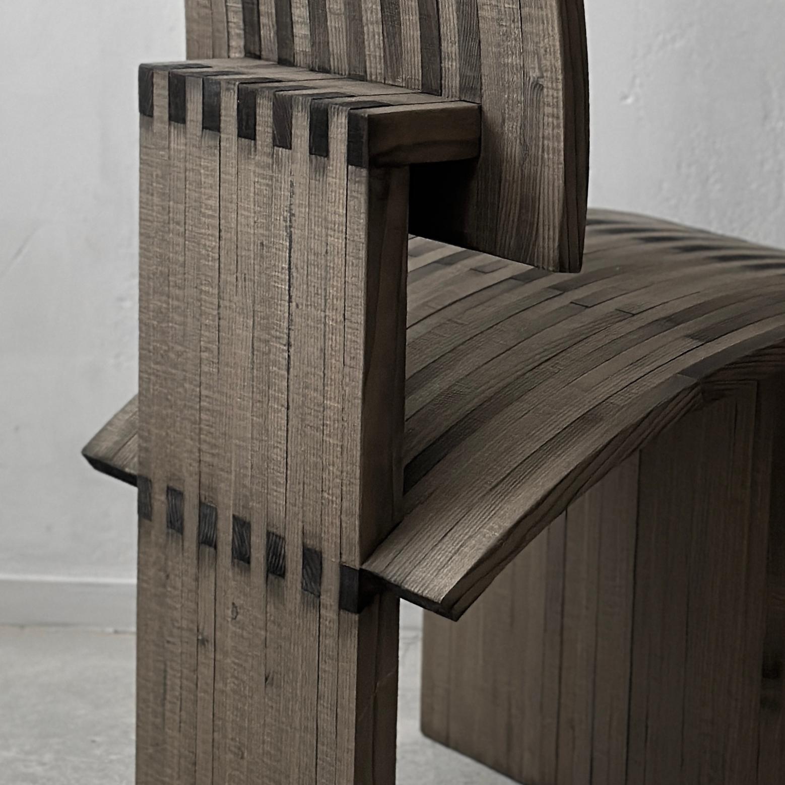 Chaise d'appoint sculpturale de Jochen Kirschstein en vente 1
