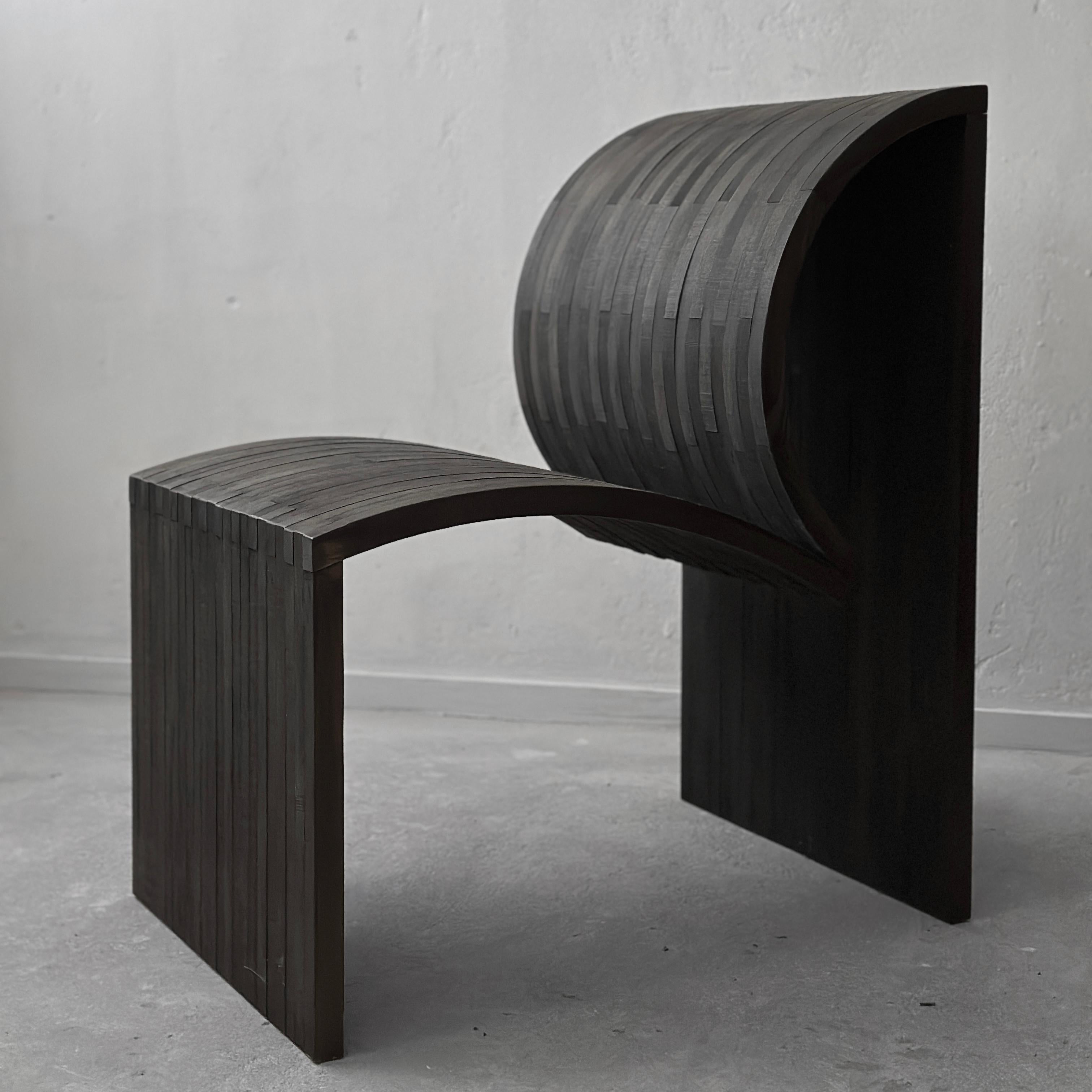Chaise d'appoint sculpturale de Jochen Kirschstein en vente 3