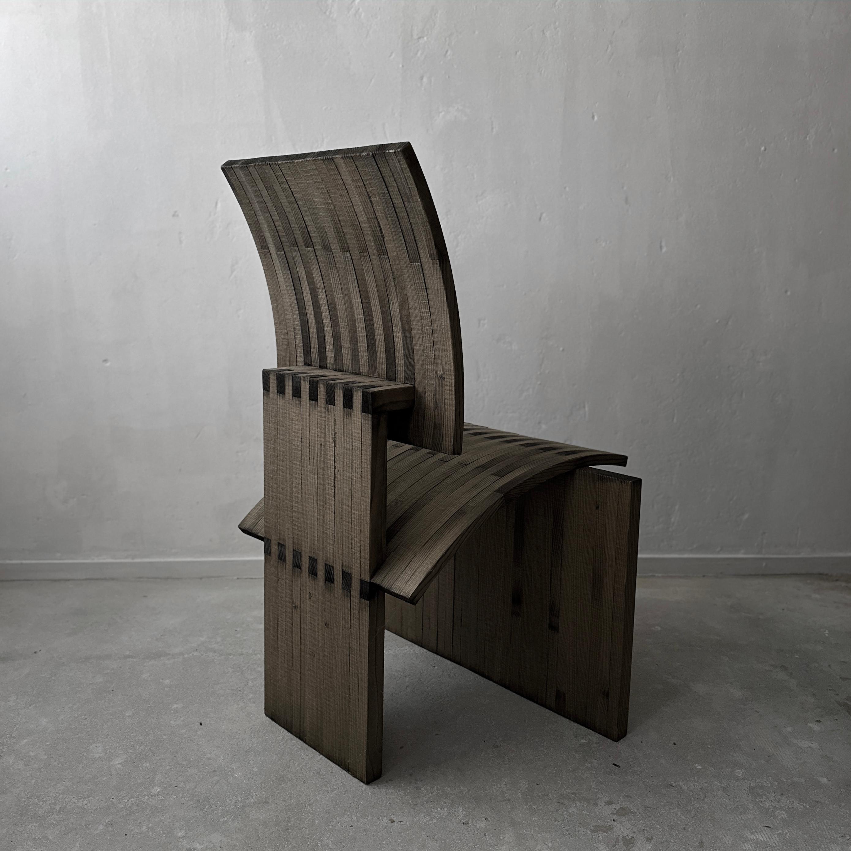 Chaise d'appoint sculpturale de Jochen Kirschstein en vente 2