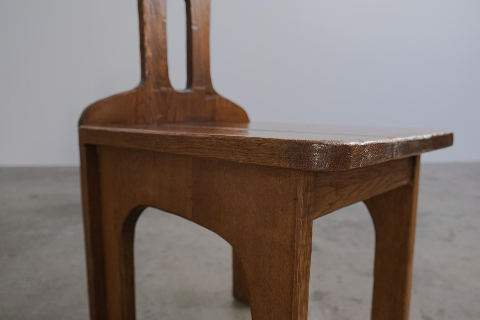 Sculptural side or dining chair by Francesco Pasinato, 1970s en vente 4