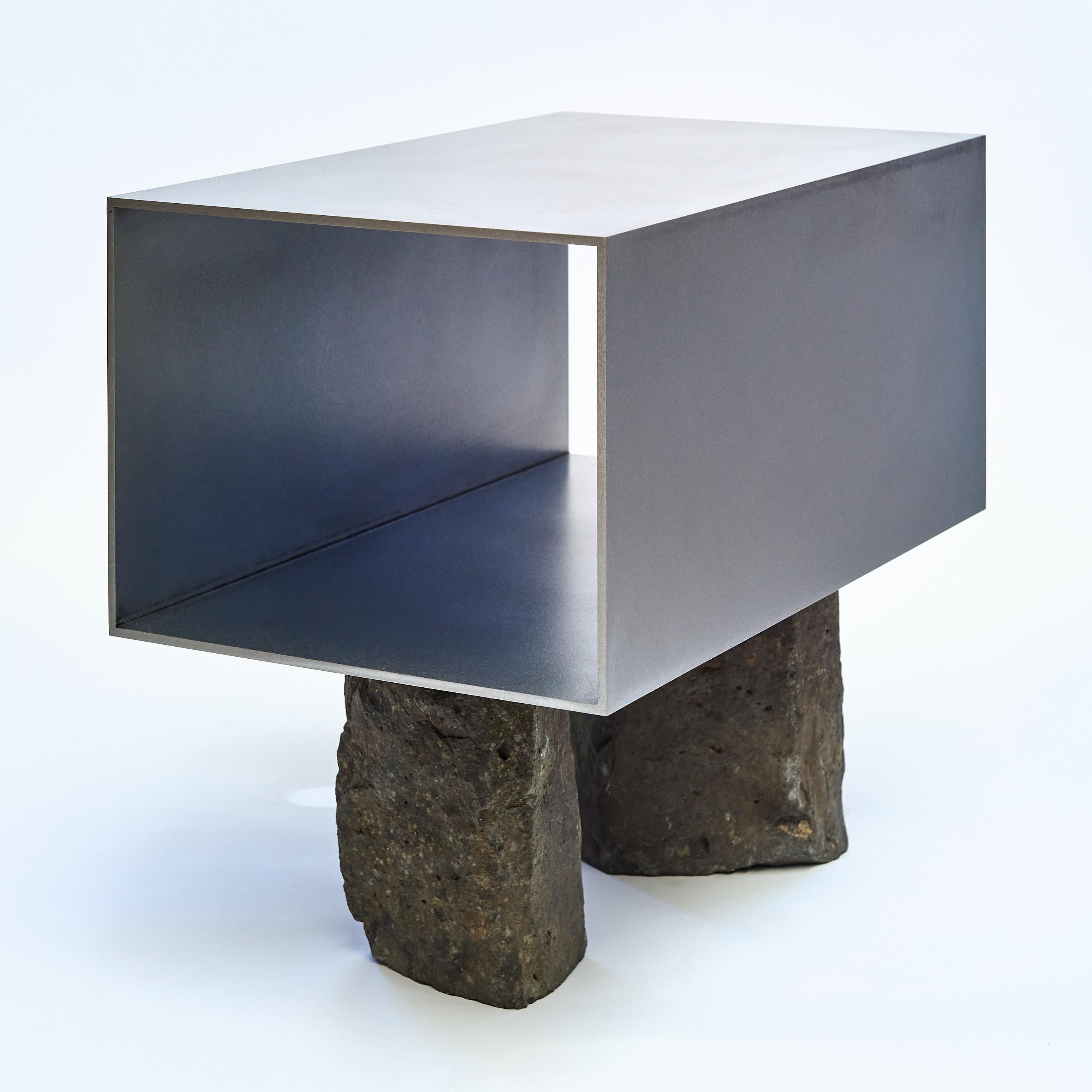 Sculptural side table 'Beam Basalt', by Frank Penders In New Condition For Sale In Amsterdam, NL