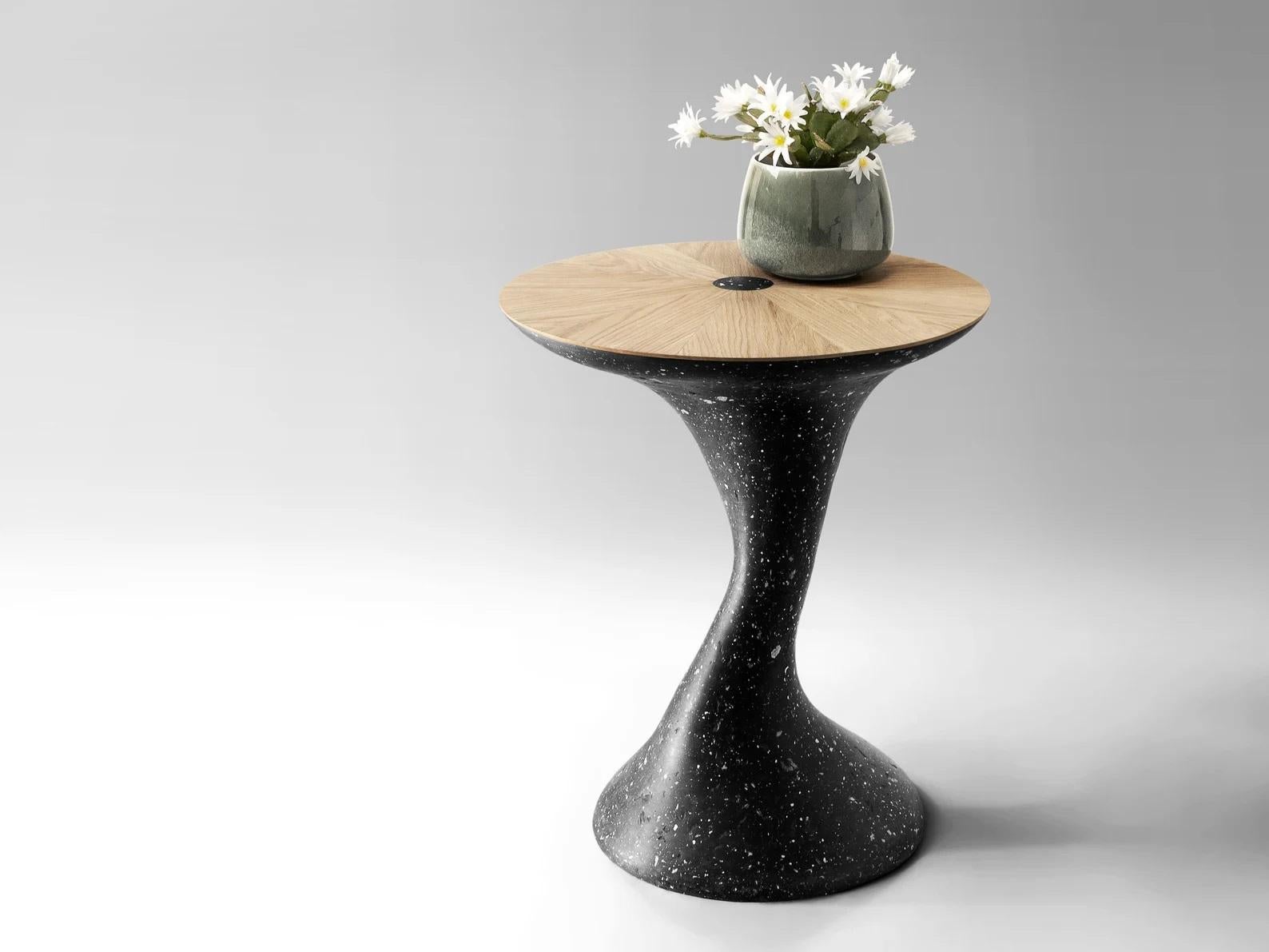 Lithuanian Sculptural Side Table by Donatas Zukauskas For Sale
